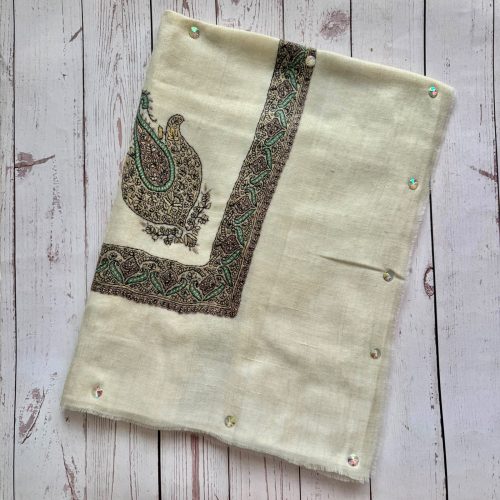 Mussar Pashmina Hand Sewing VIP